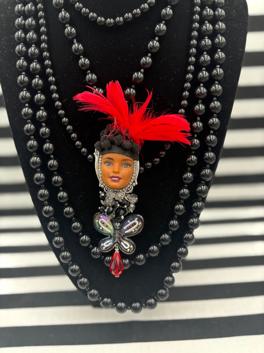 Ooh Lala Face Necklace