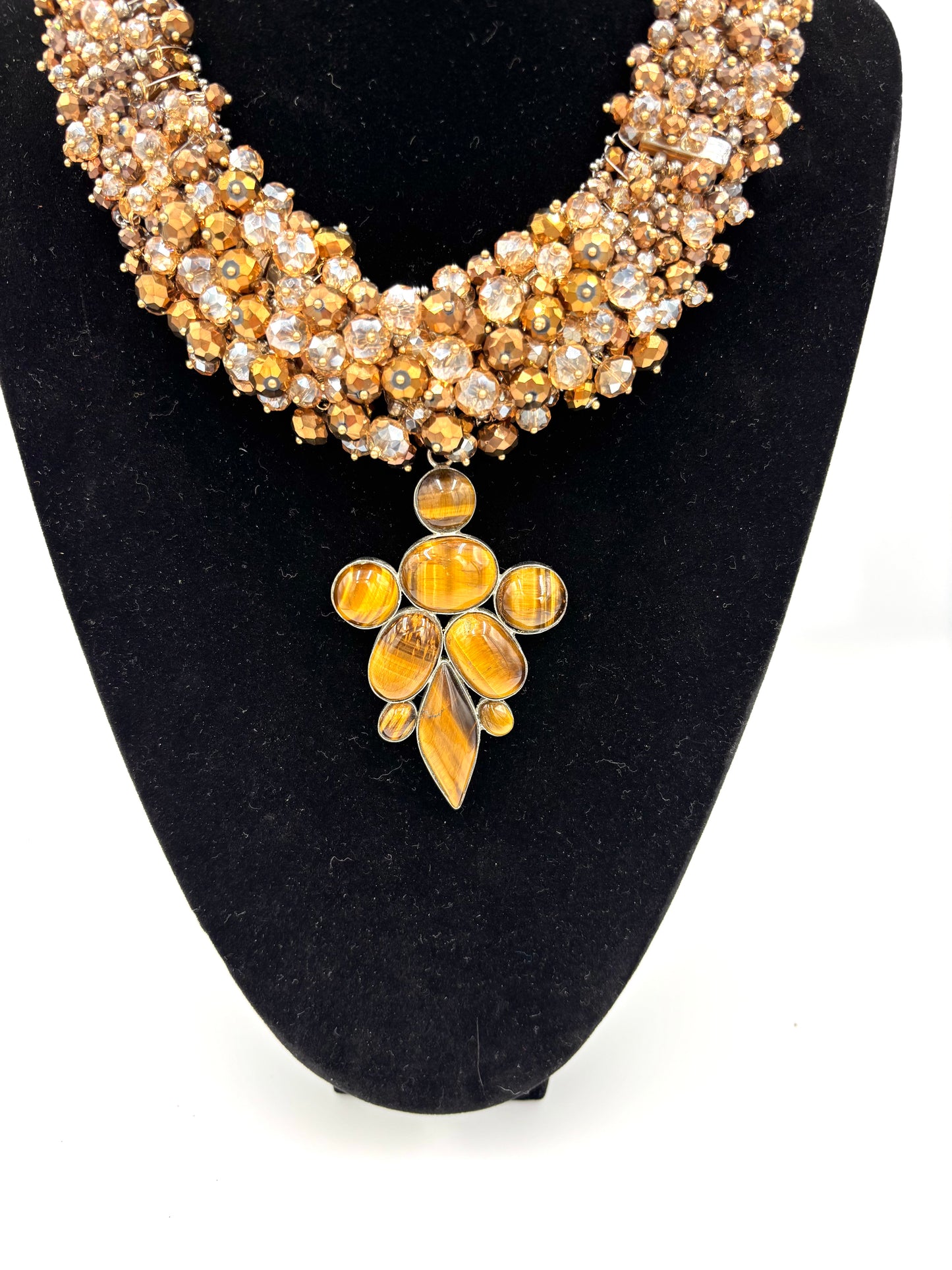 Eye of the Tiger Statement Necklace