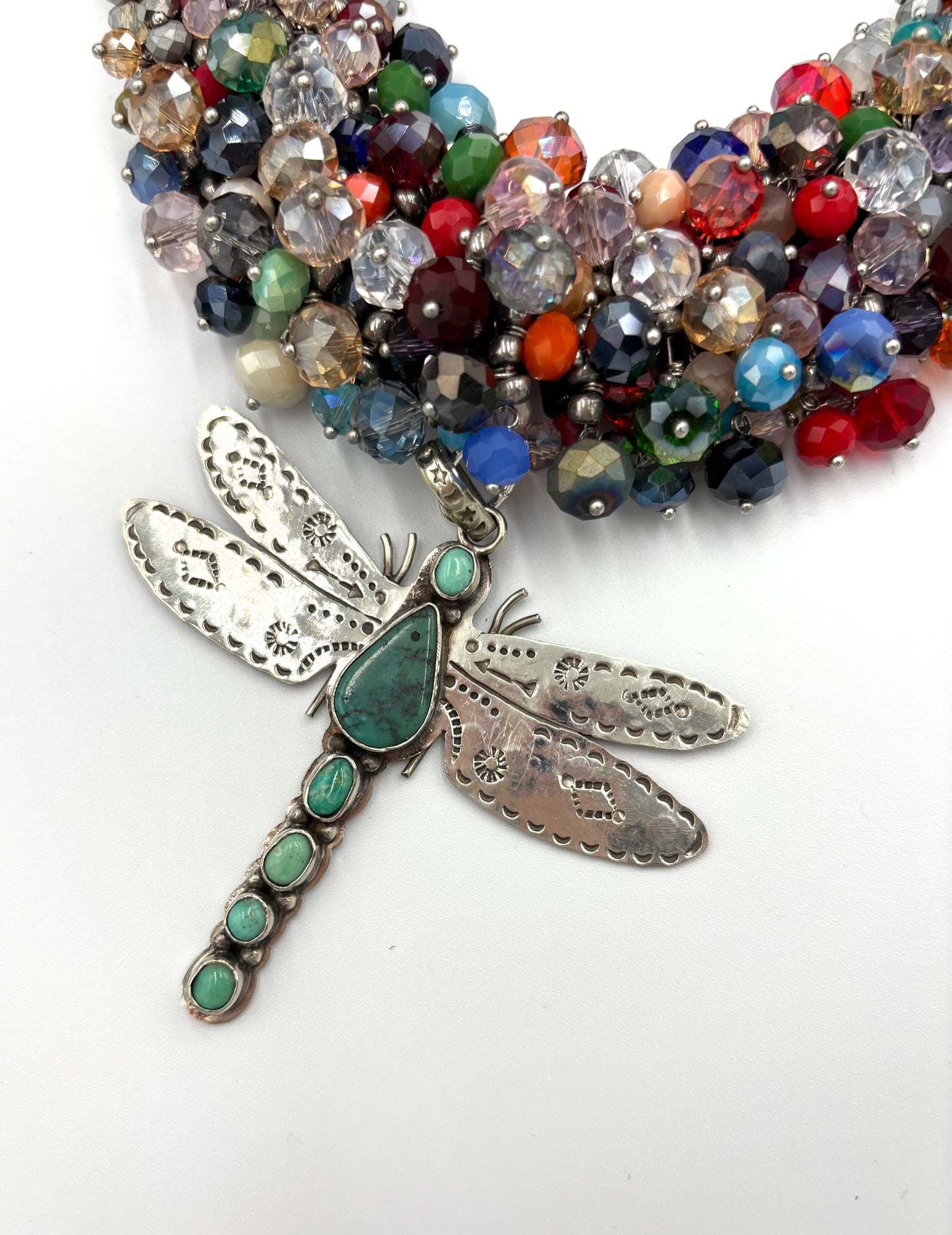 Dragonfly Your Fears Away Statement Necklace