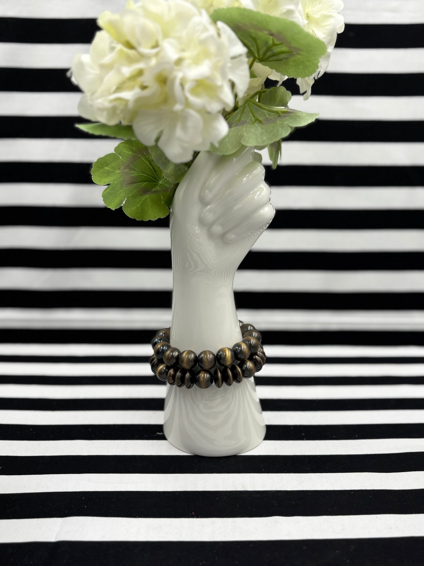 Antique Gold Stretch Bracelet