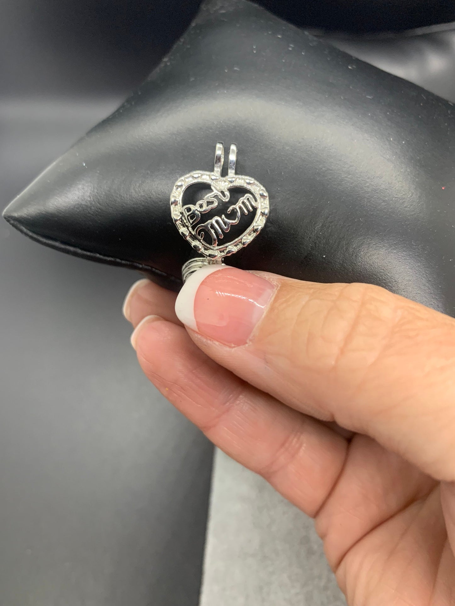 Pearl Mom Charm Cage & Necklace