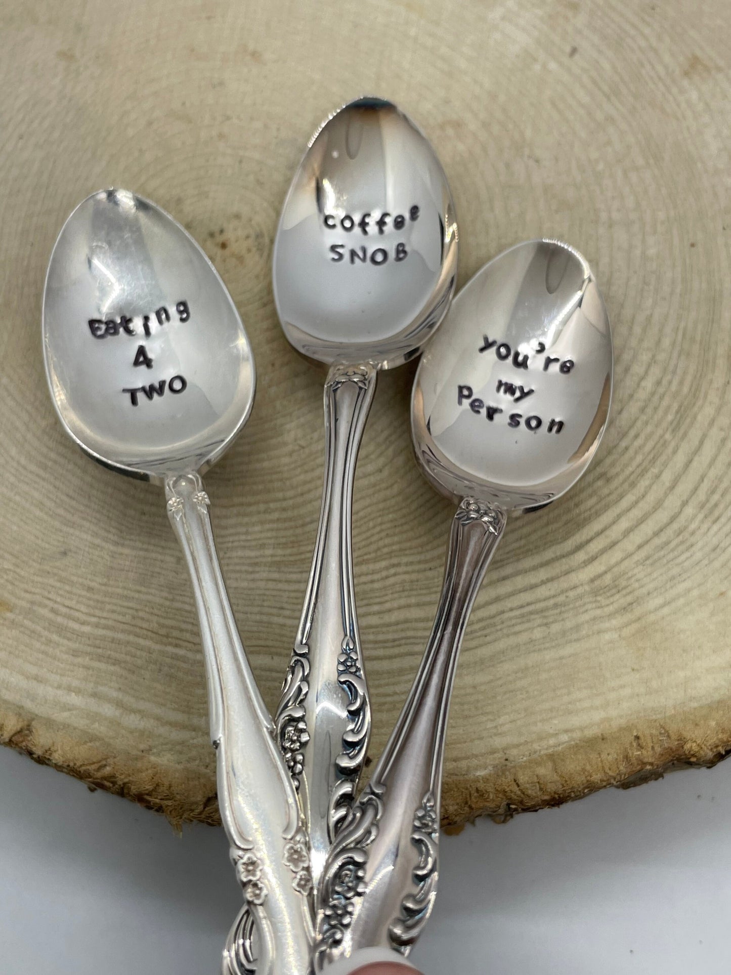 Hand Stamped Vintage Spoon