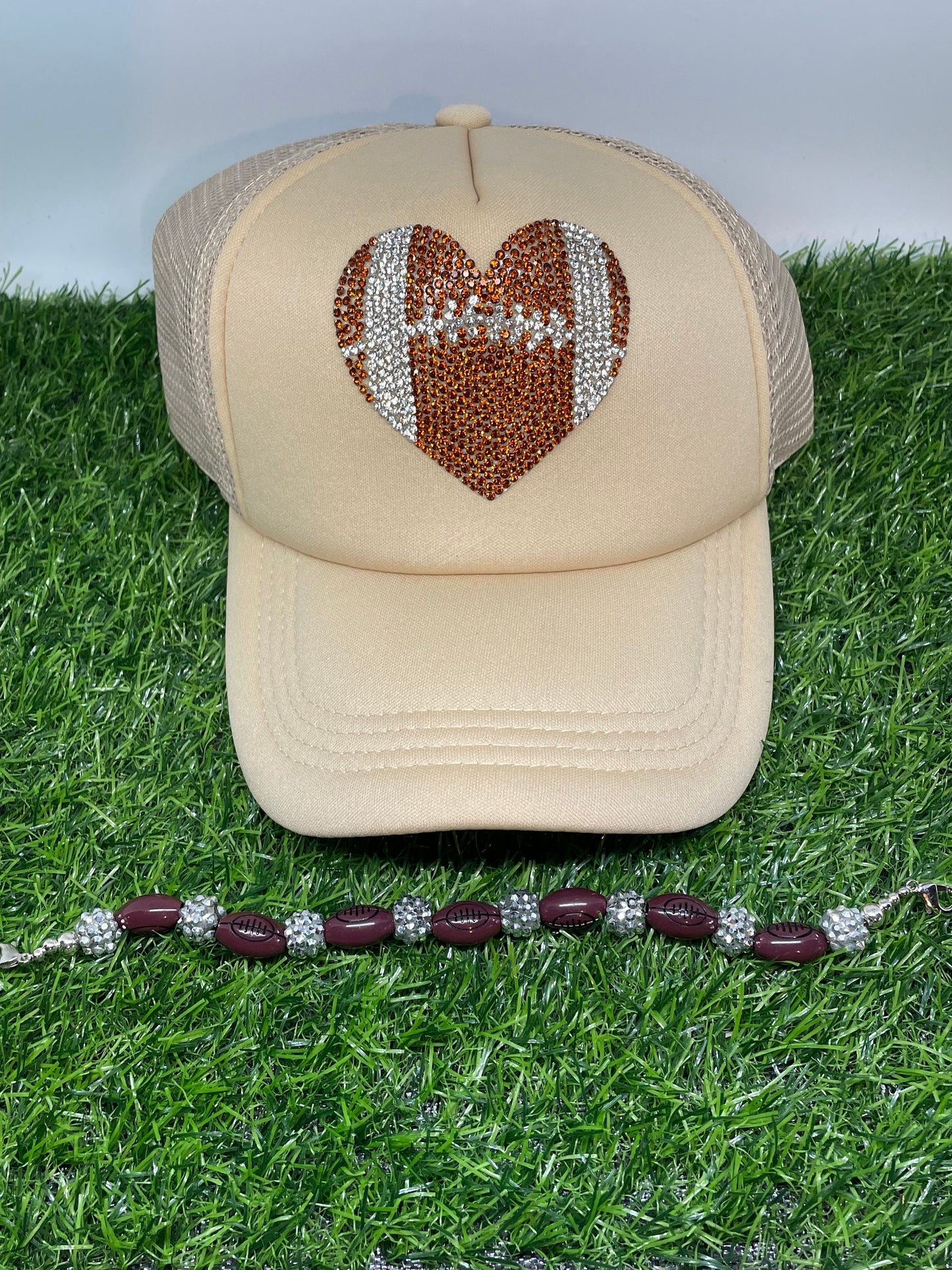 Trucker Hat Football & Football Hat Band