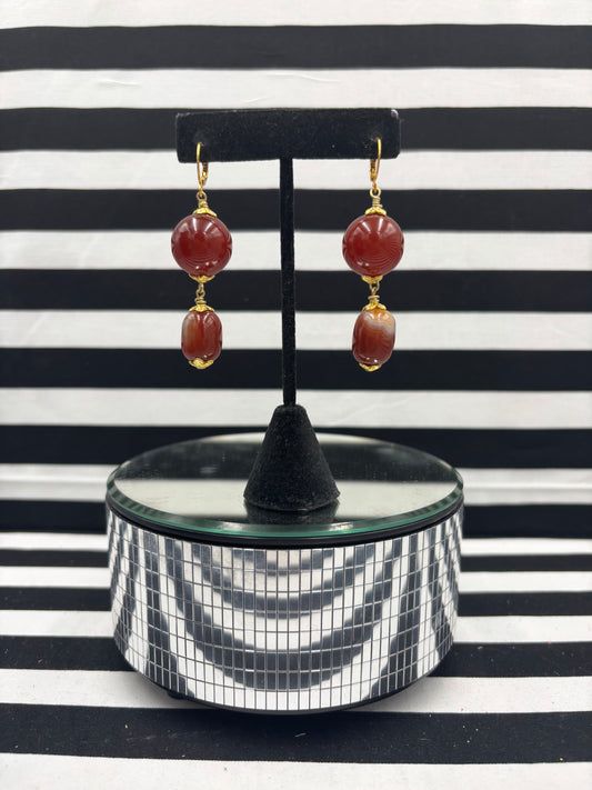 Seal of Carnelian Earrings