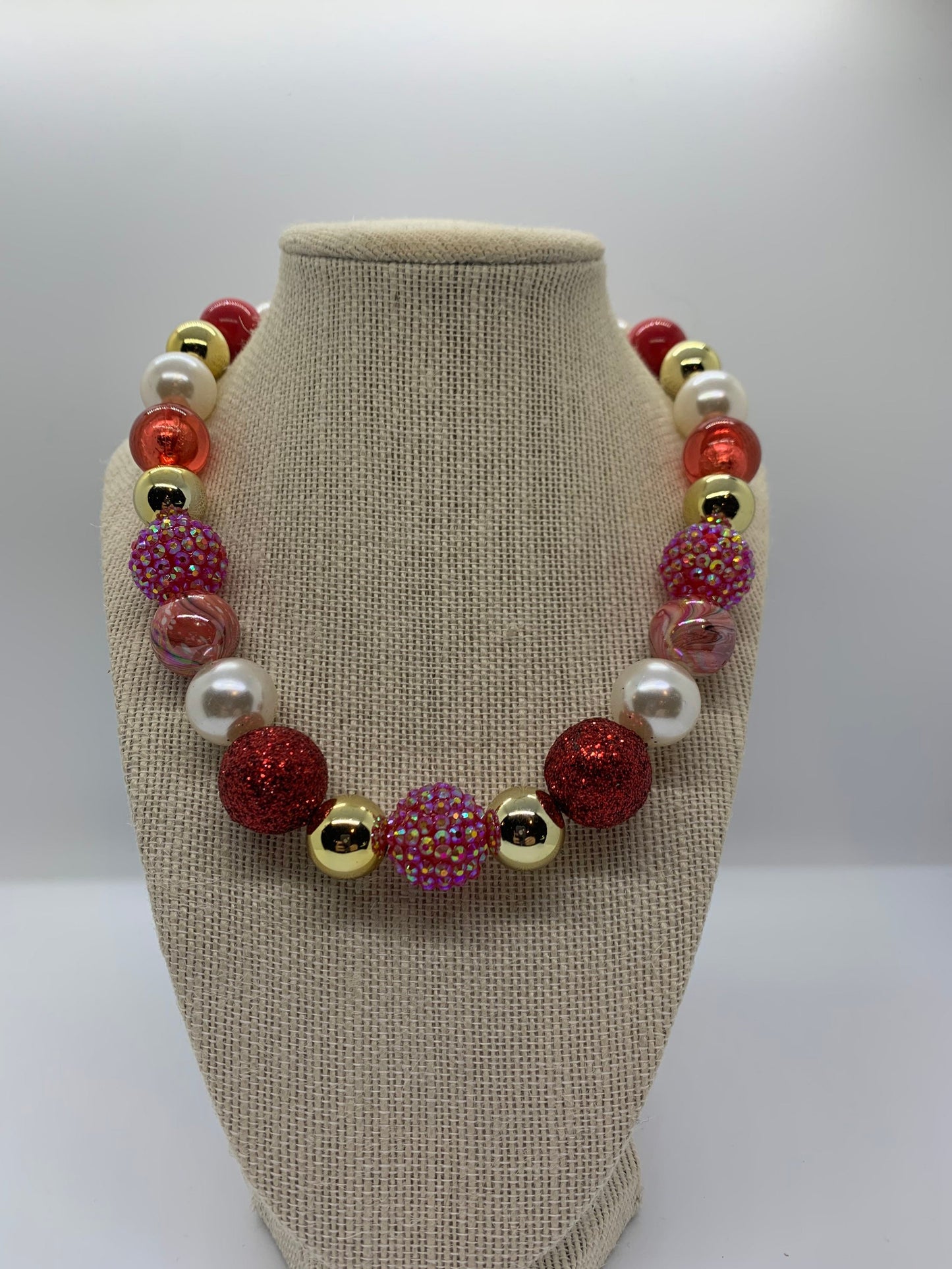 Chiefs Kingdom Bubble Gum Necklace