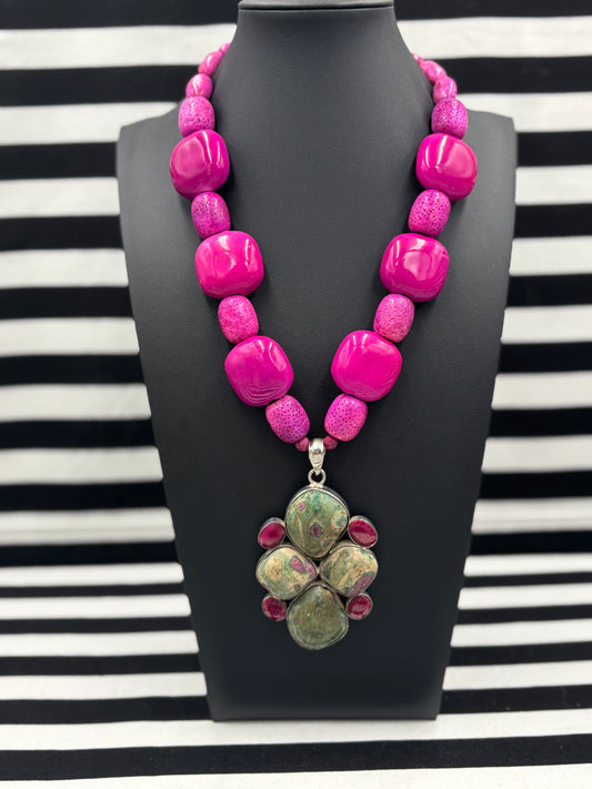 Fuchsia Fab Statement Necklaces