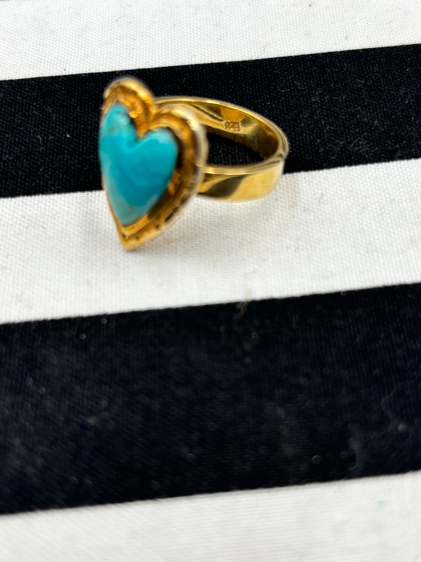 Golden Heart Ring