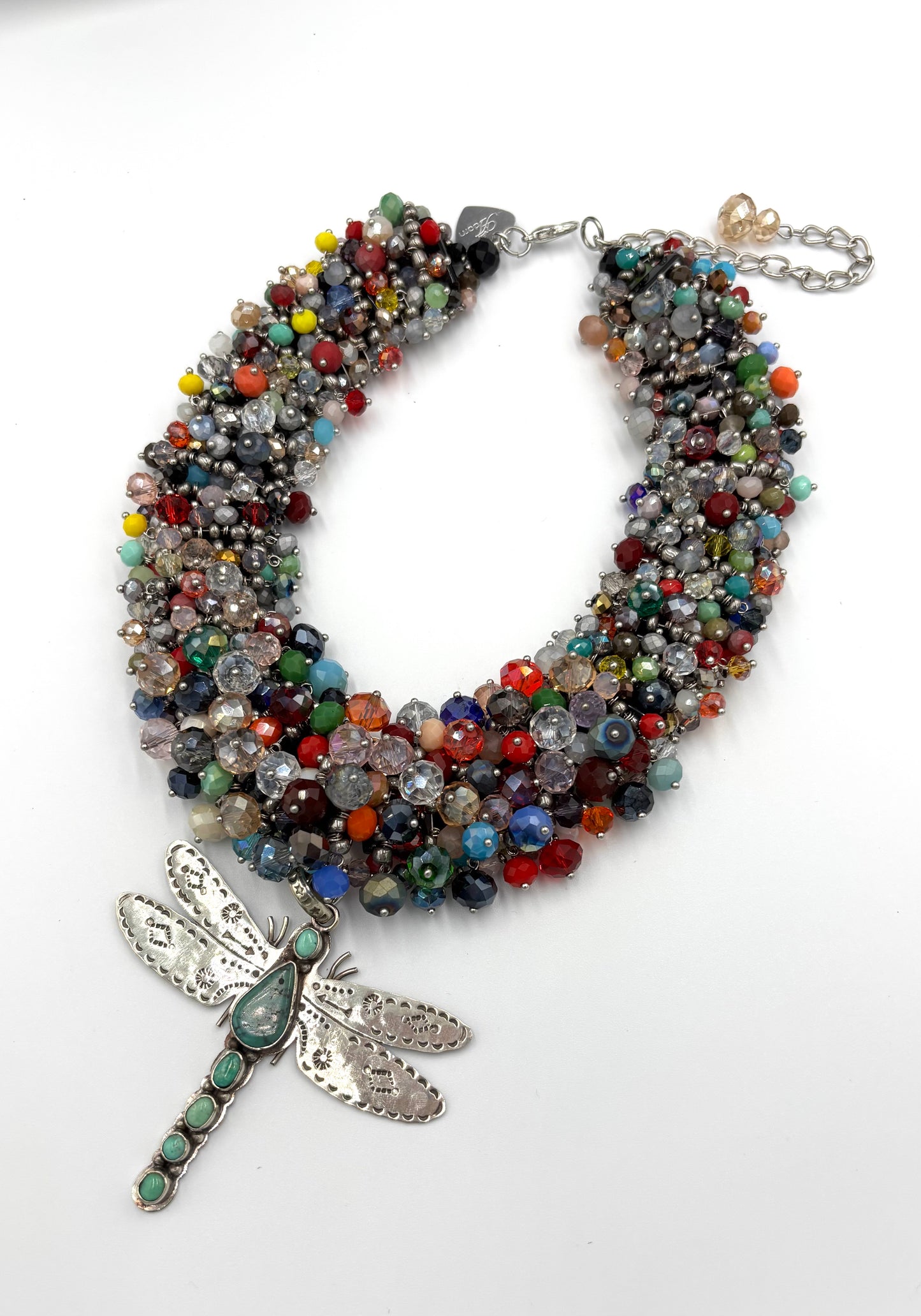 Dragonfly Your Fears Away Statement Necklace