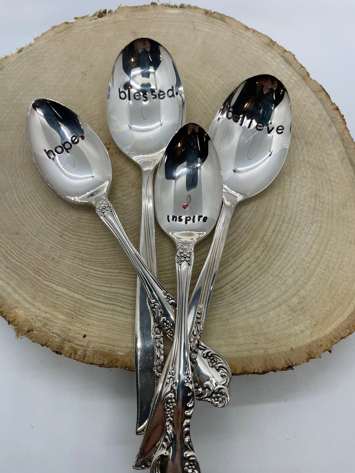Hand Stamped Vintage Spoon