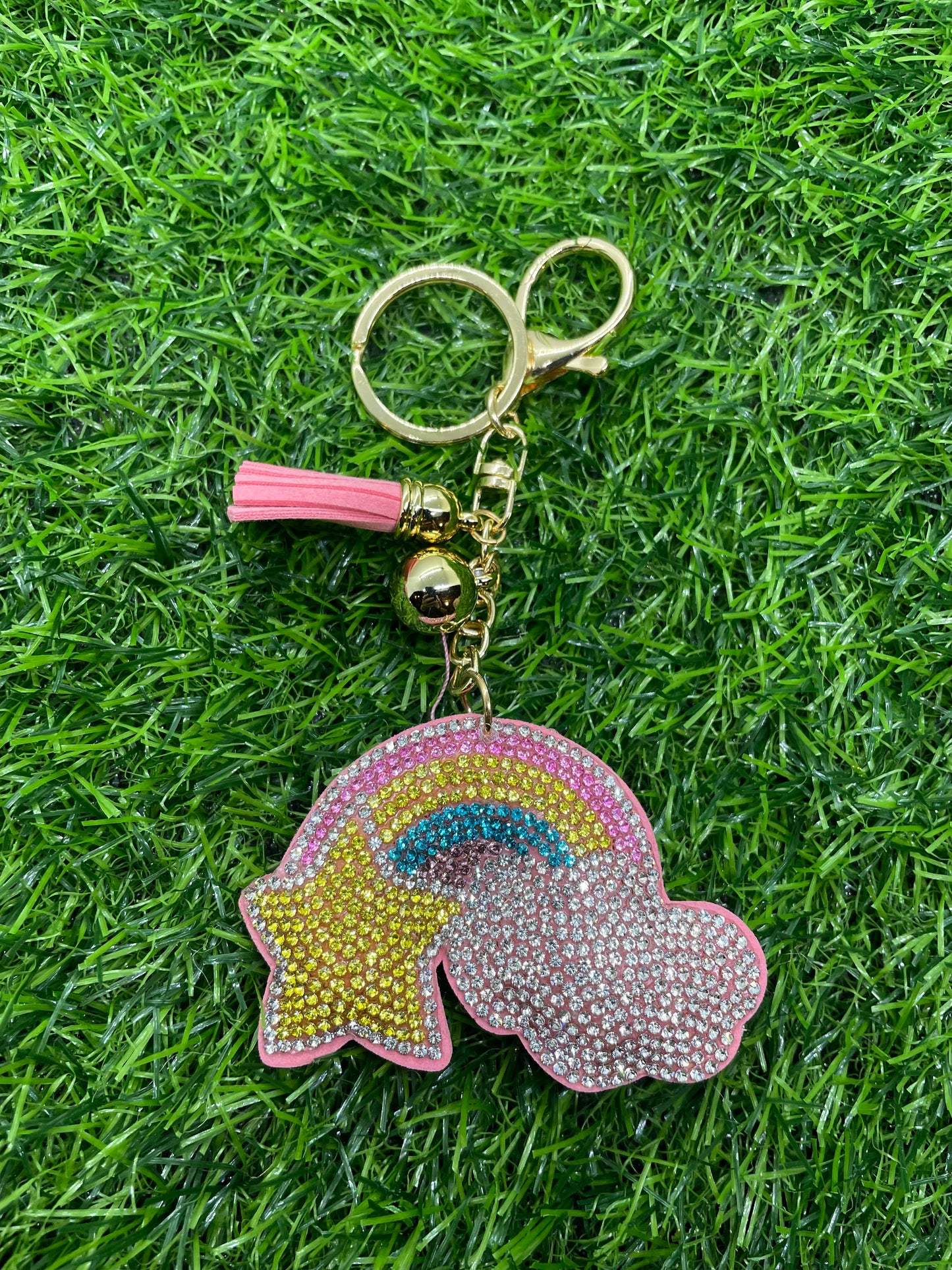 Rainbow with Star Key Chain