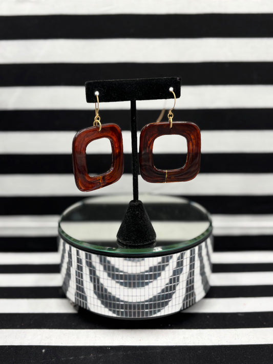 Tortoise Earrings