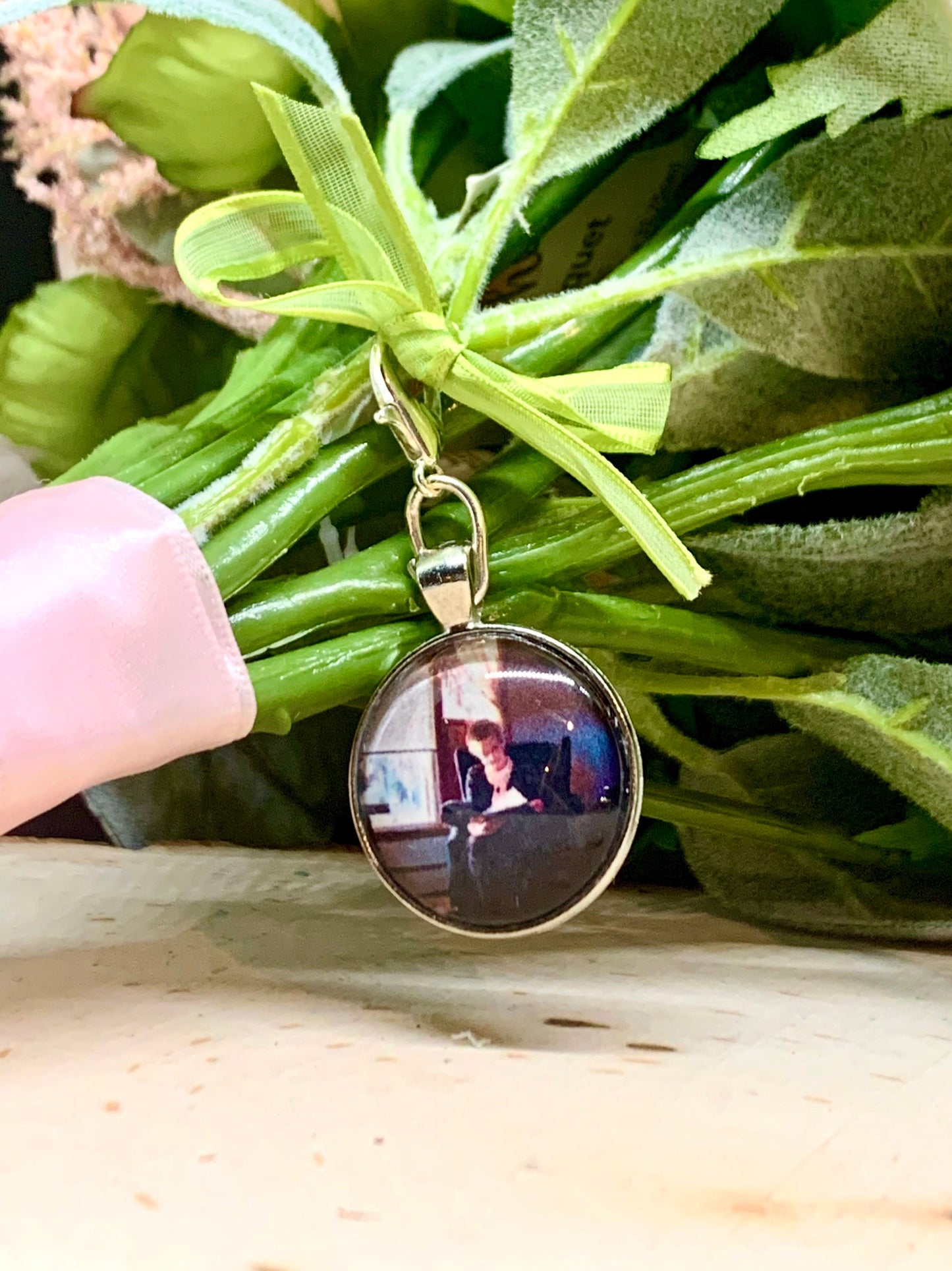 In His Image Bouquet Charm Pendant