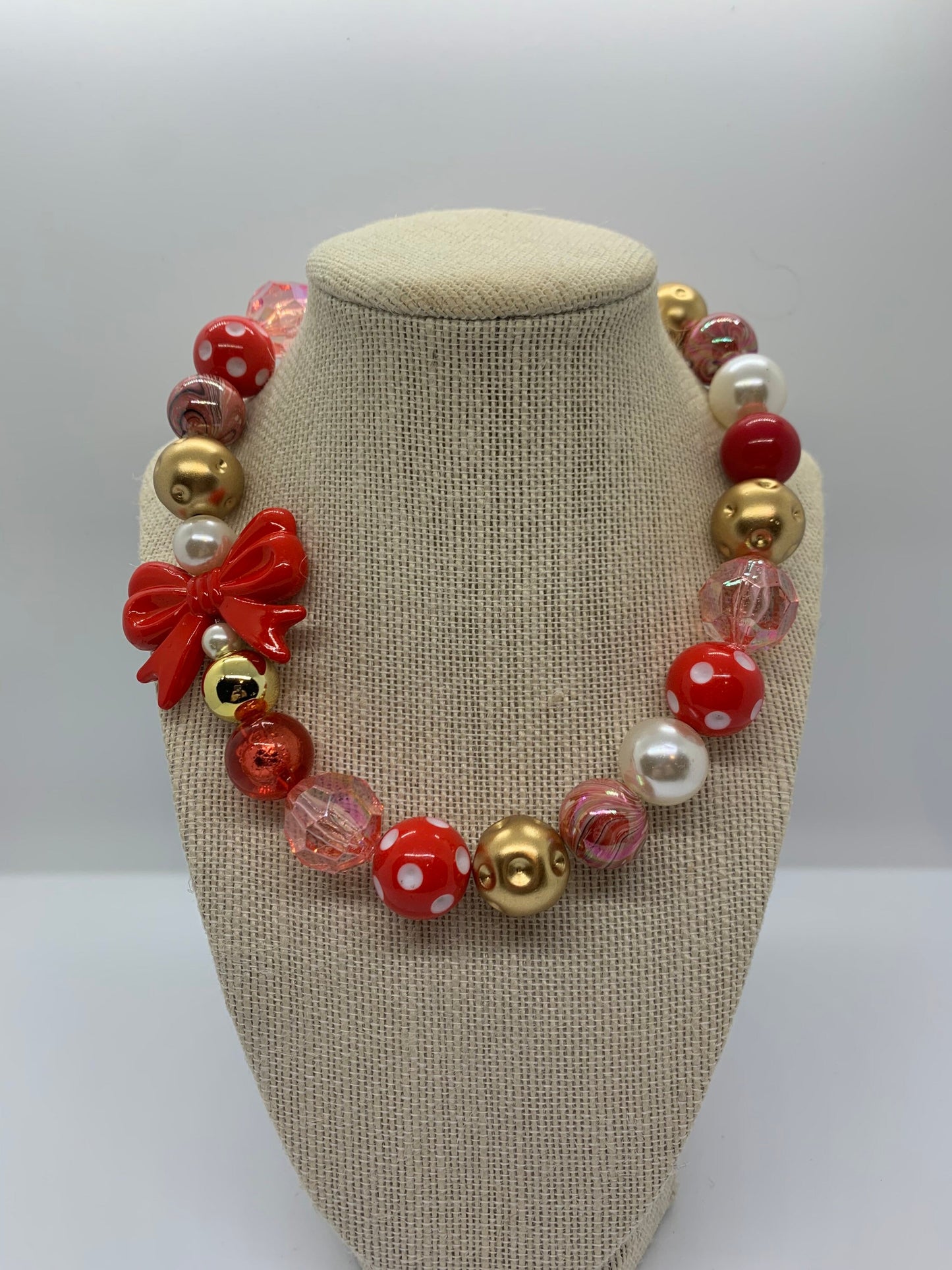 Chiefs Kingdom Bubble Gum Necklace