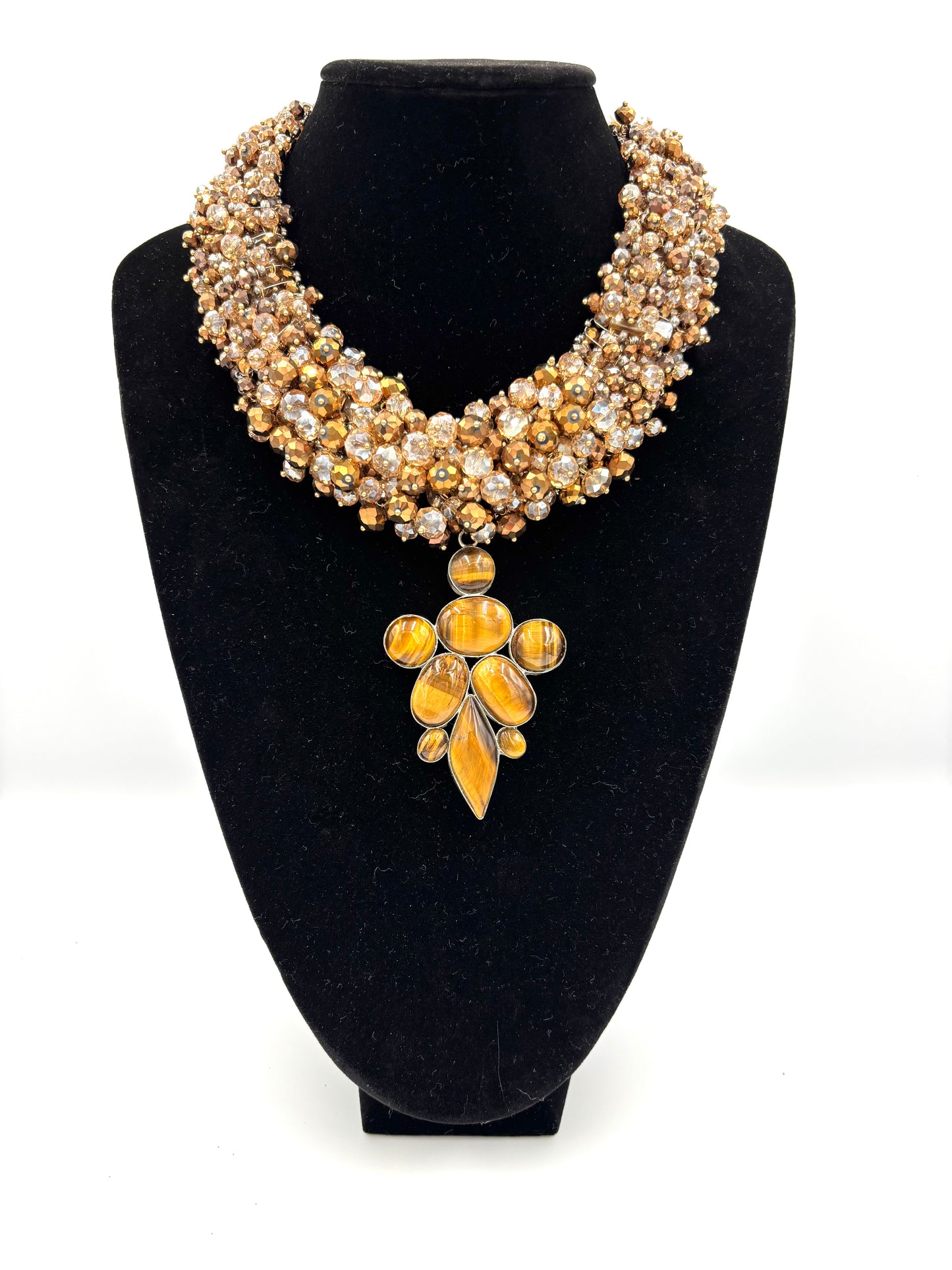 Eye of the Tiger Statement Necklace