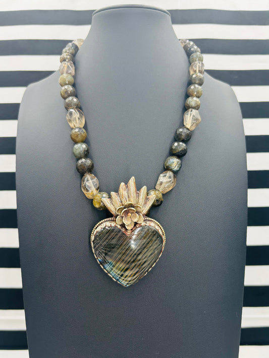 Labradorite Love Necklace