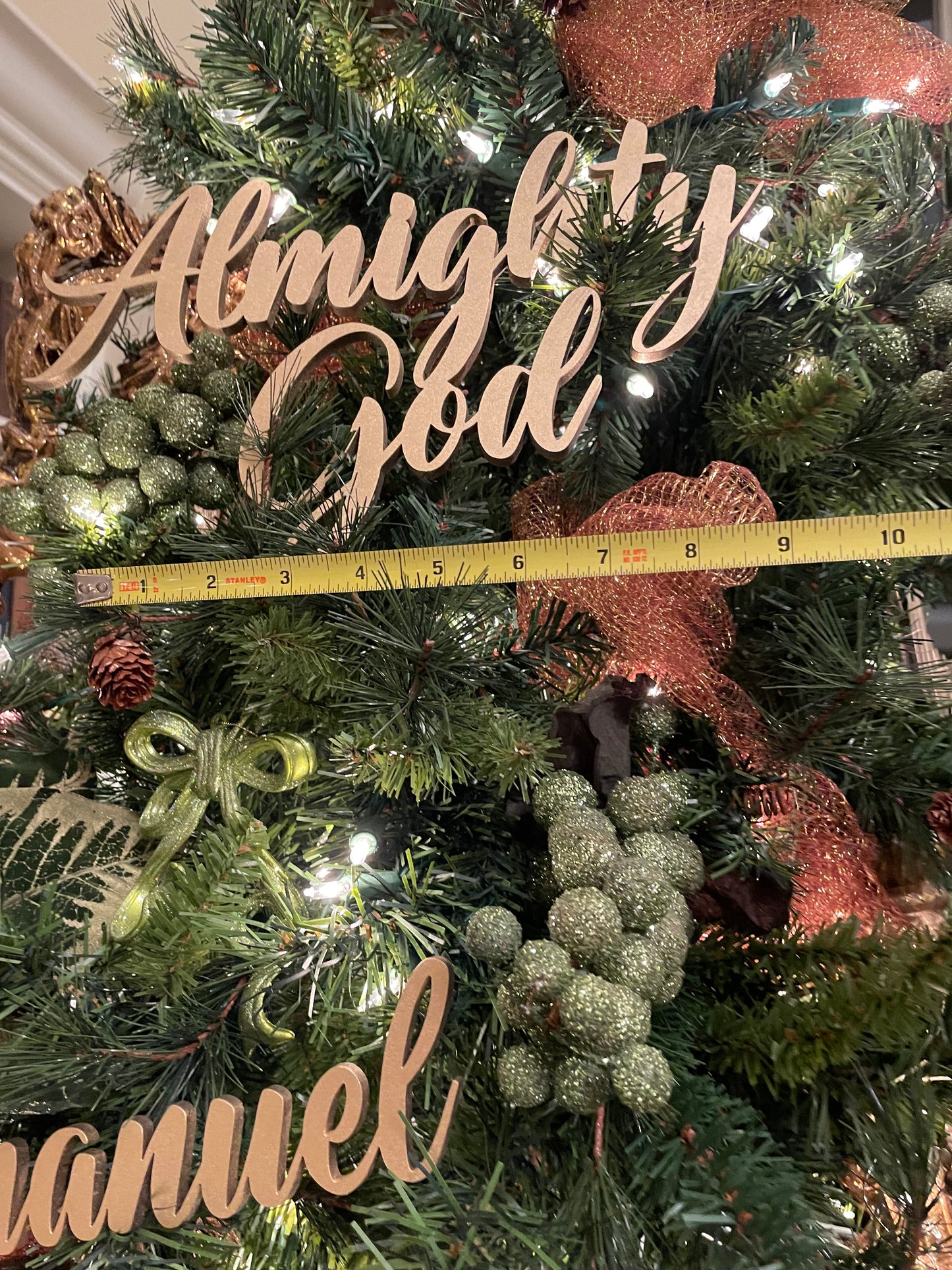 Wonderful Trio Set of Ornaments: Wonderful, Counselor Almighty God PRE-ORDER