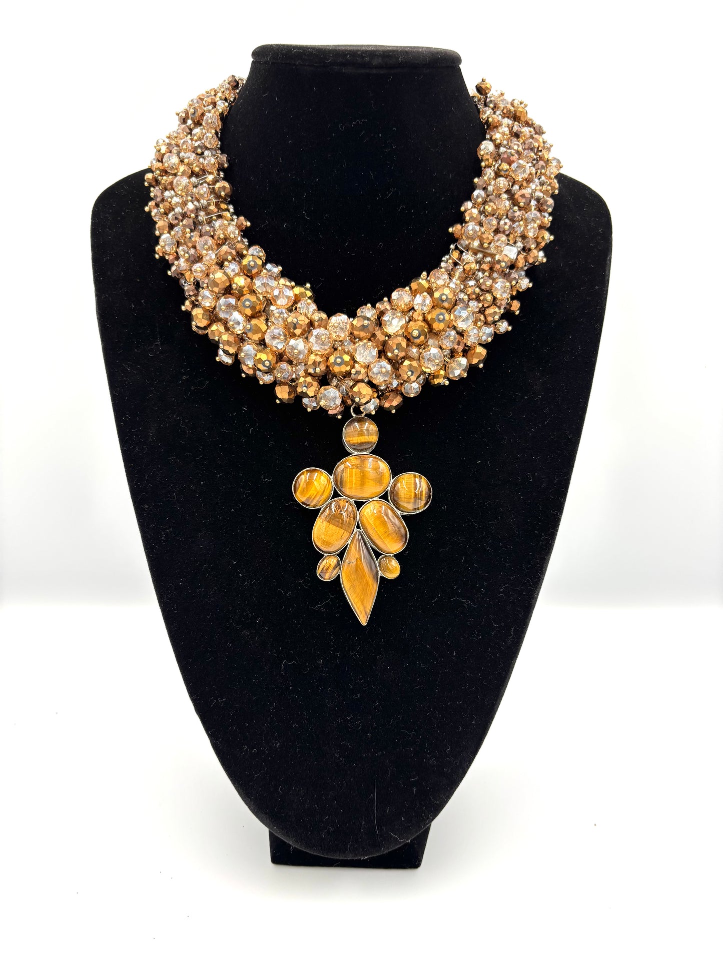 Eye of the Tiger Statement Necklace