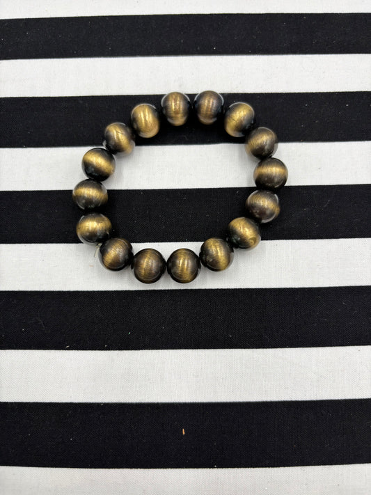 Antique Gold Stretch Bracelet