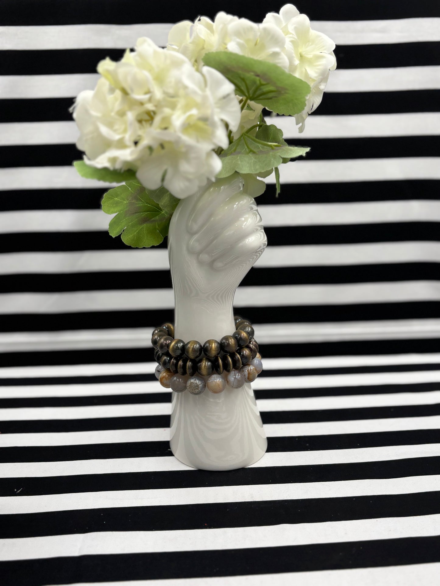 Antique Gold Stretch Bracelet