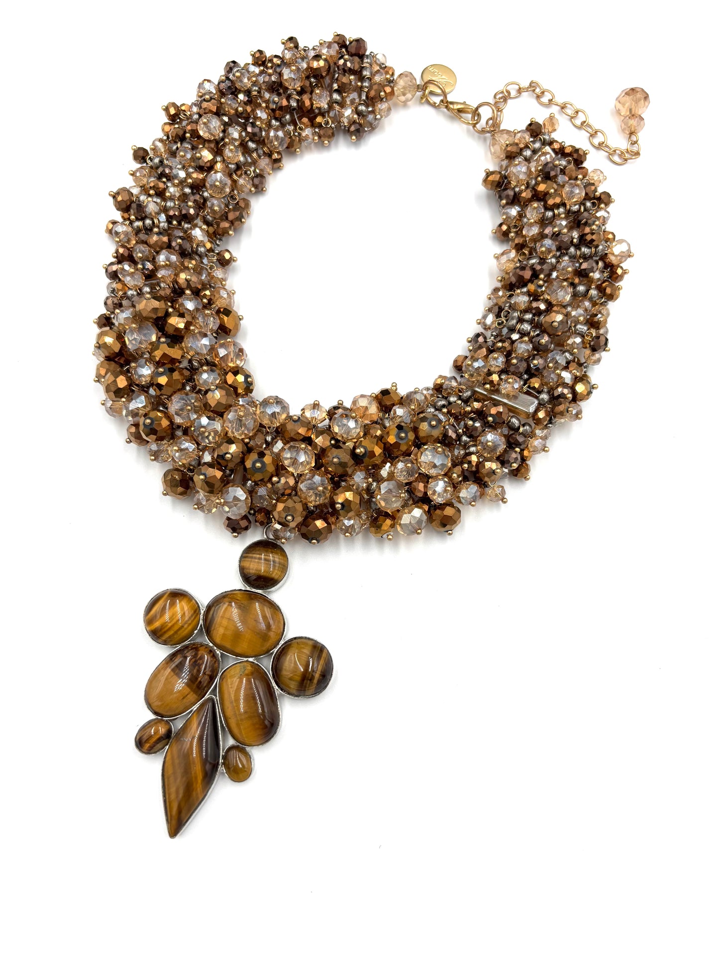 Eye of the Tiger Statement Necklace