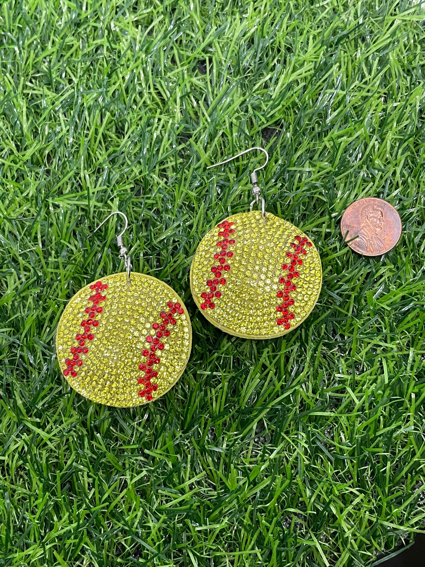 Softball Earrings