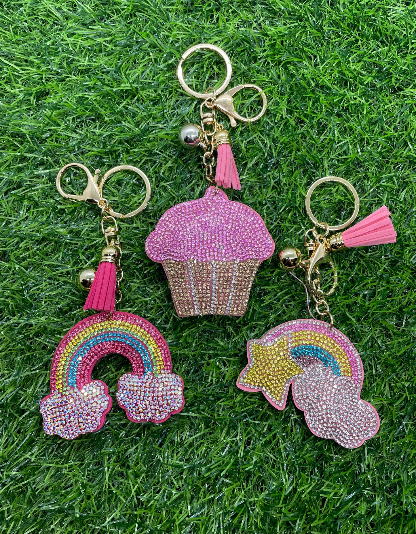 Rainbow with Star Key Chain