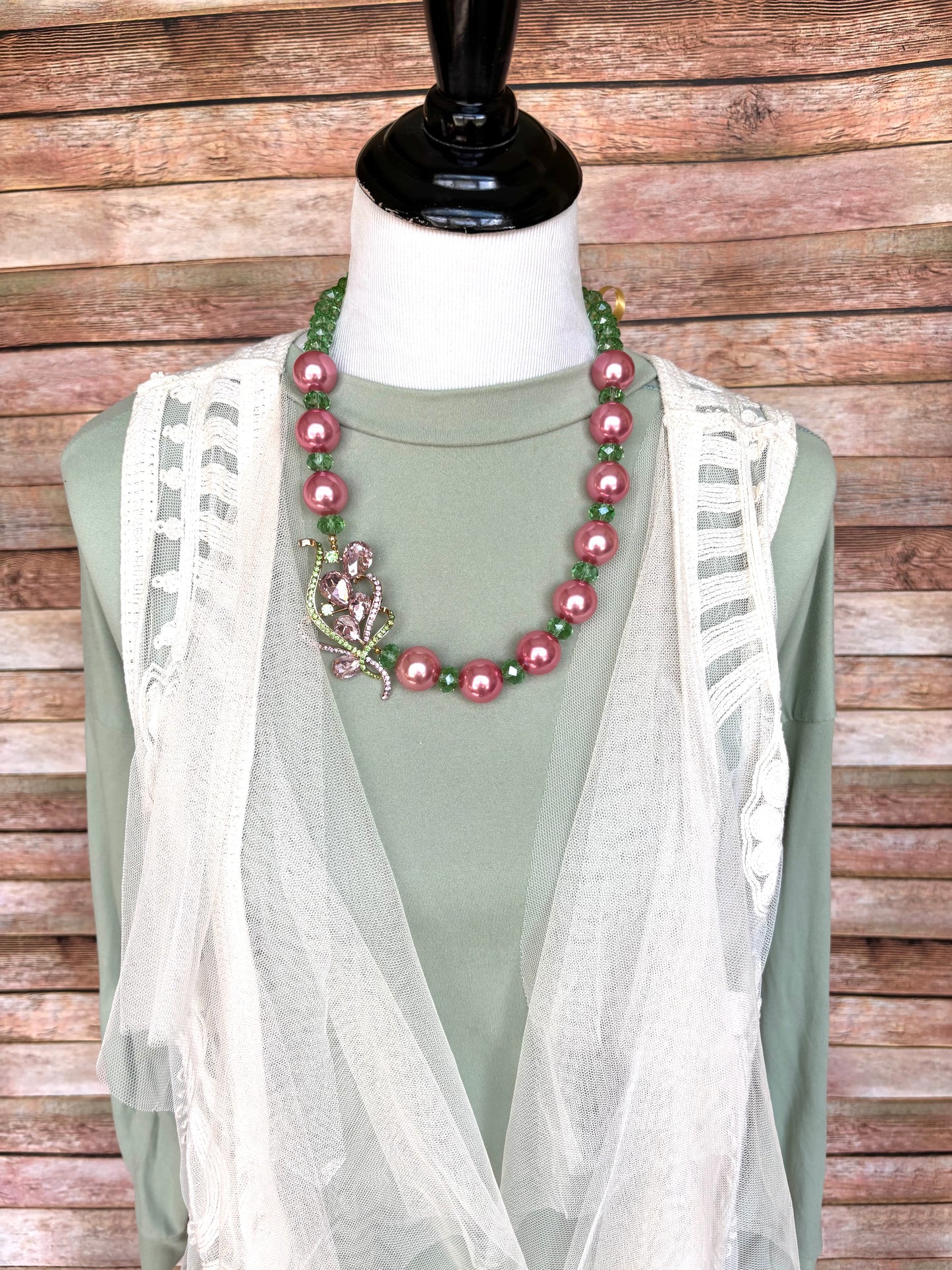 Fleur de Pink Necklace