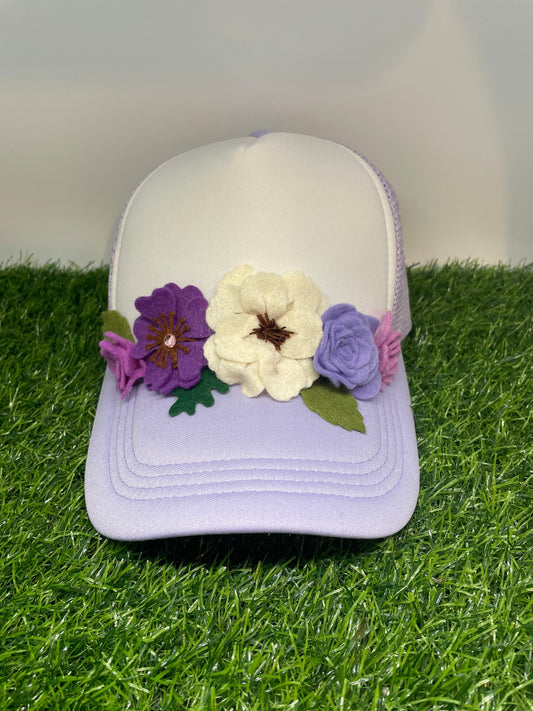 Violet Fields Trucker Hat