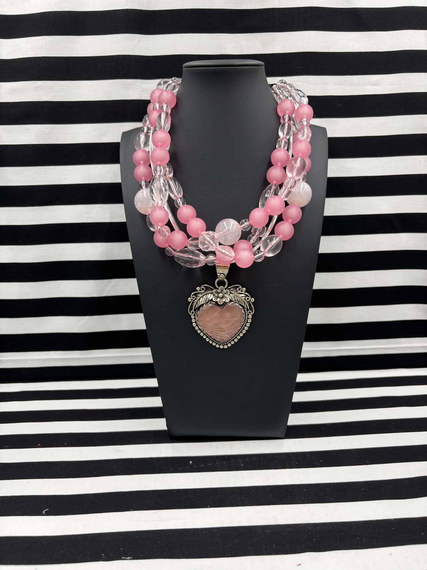 Pink Ice Necklace
