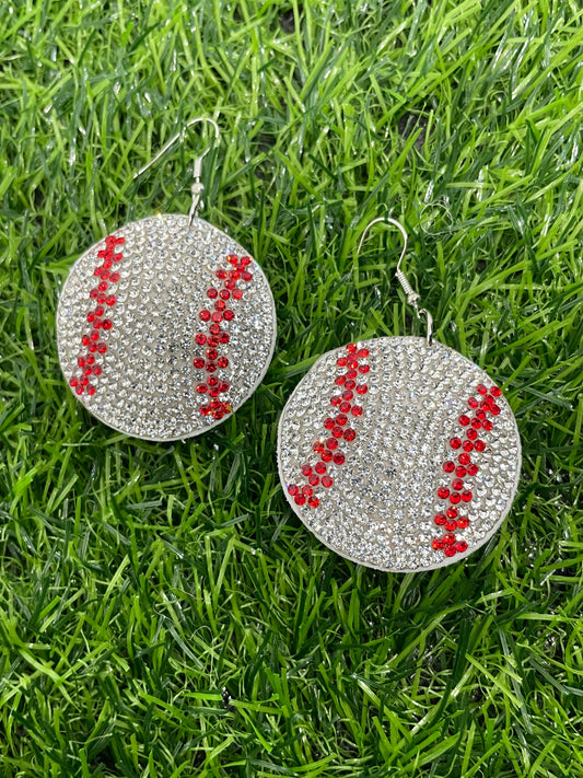 Baseball Earrings