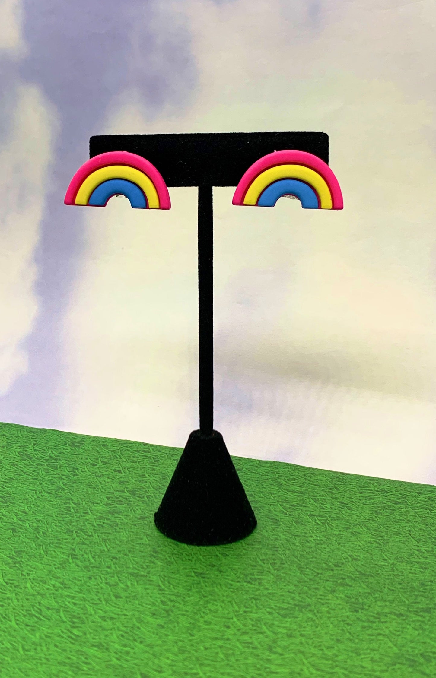 Clip on or Stud Post Whimsical Earrings