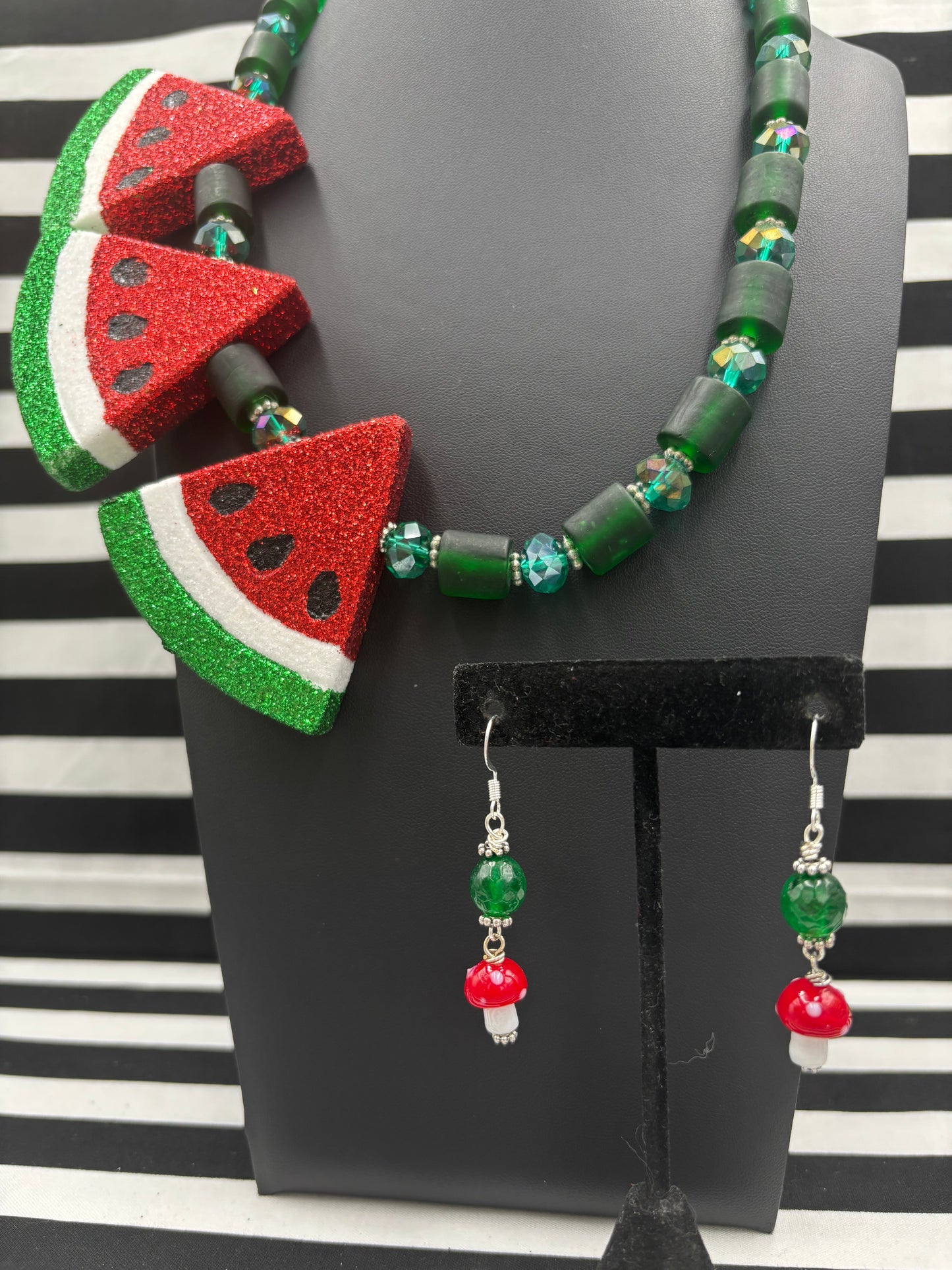 Slices Watermelon Necklace