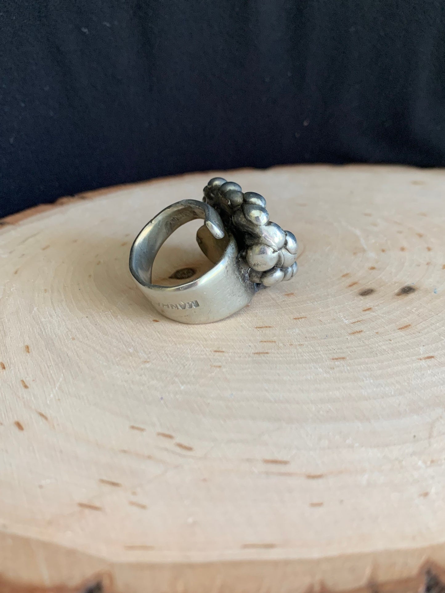 Turquoise Statement Spoon Ring