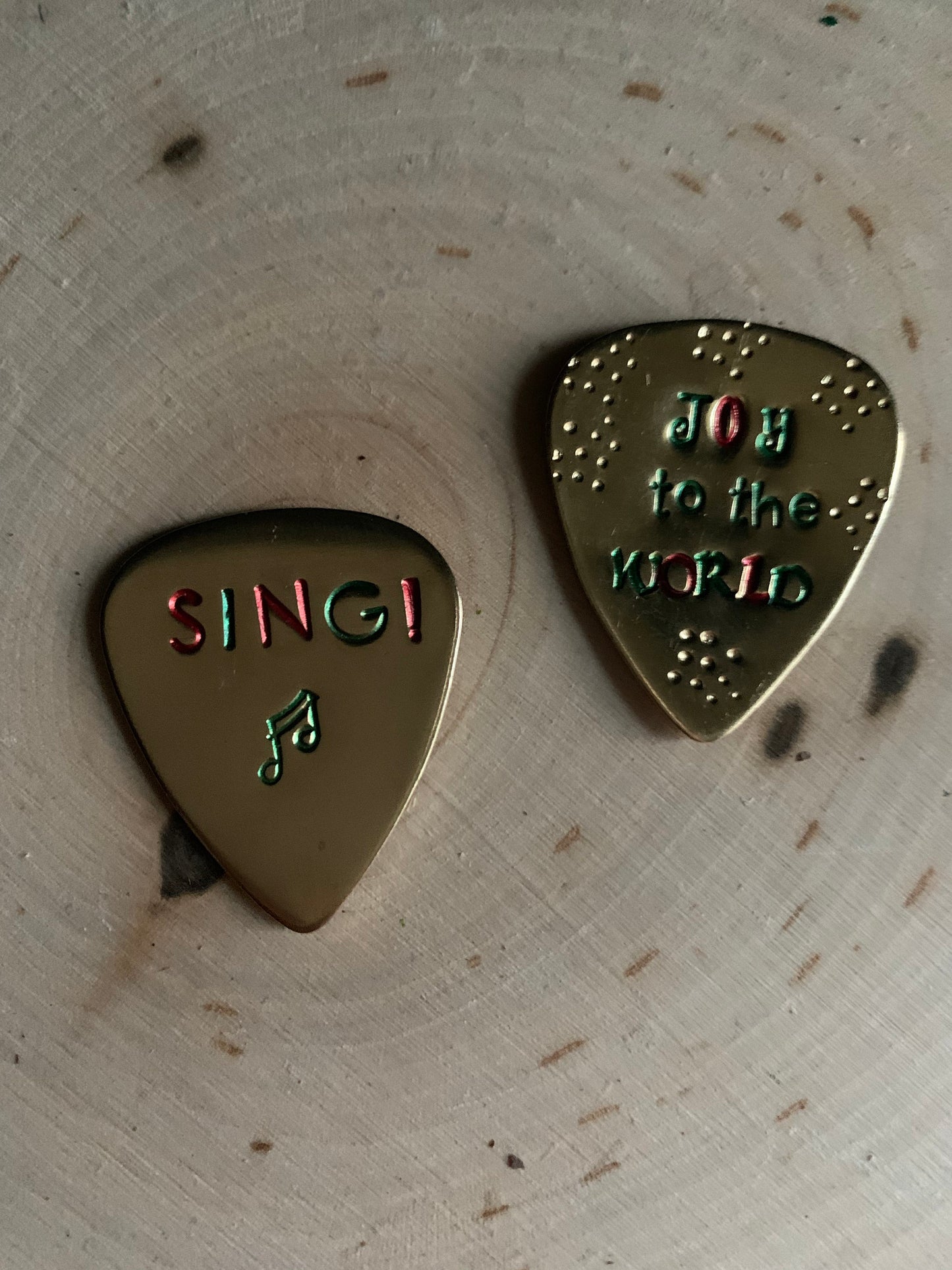 Nashville Guitar Picks Hand Stamped
