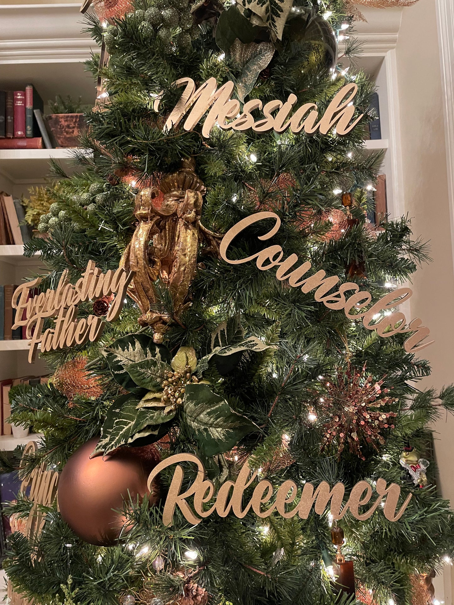 Wonderful Trio Set of Ornaments: Wonderful, Counselor Almighty God PRE-ORDER