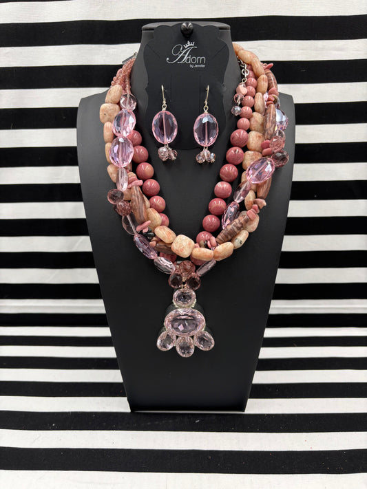 Pink Perfection Necklaces and Earrings