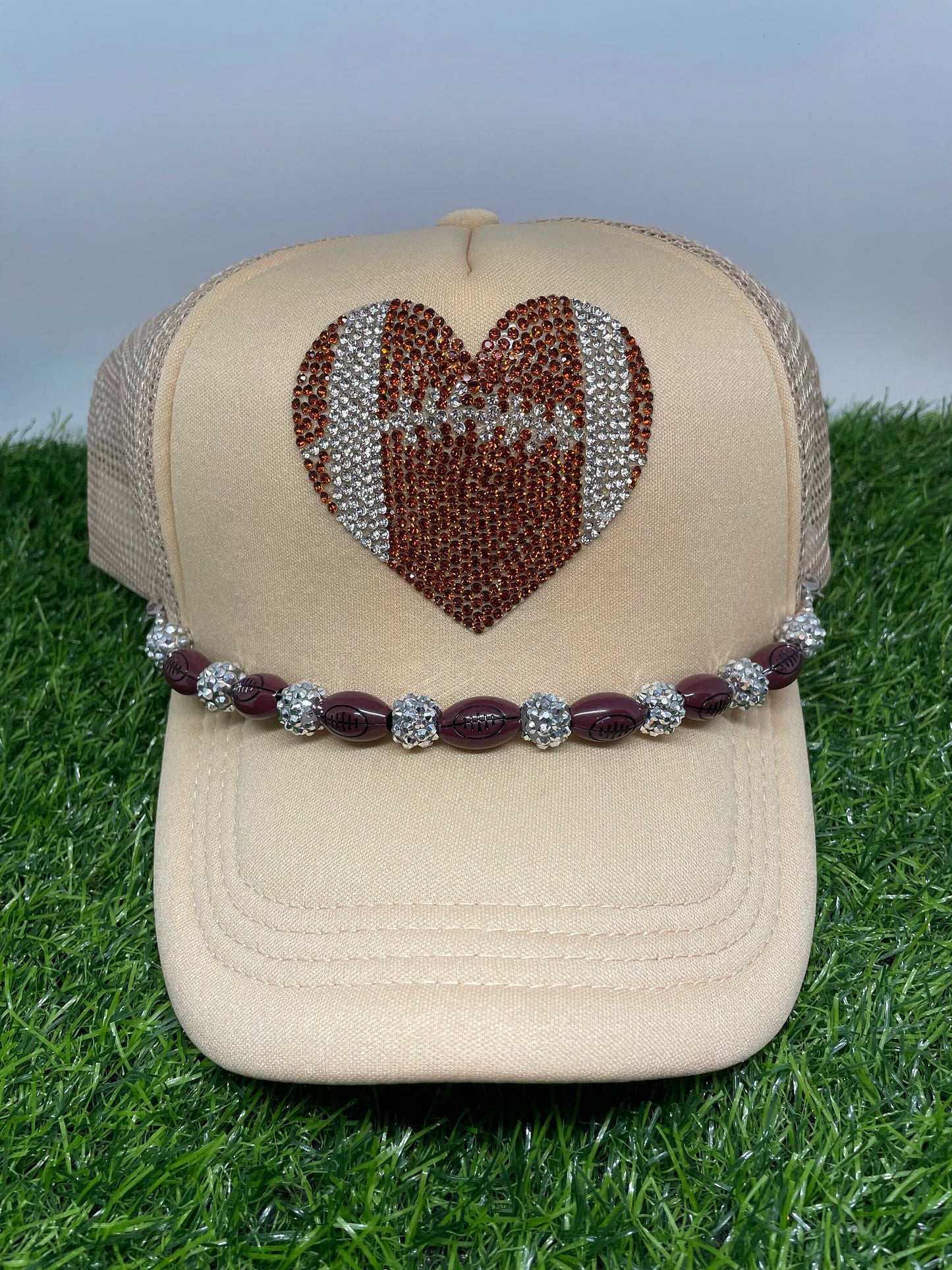 Trucker Hat Football & Football Hat Band