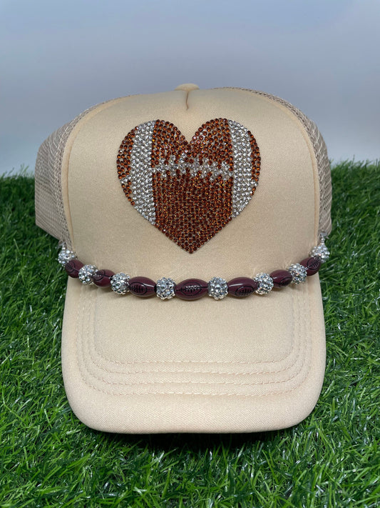 Trucker Hat Football & Football Hat Band