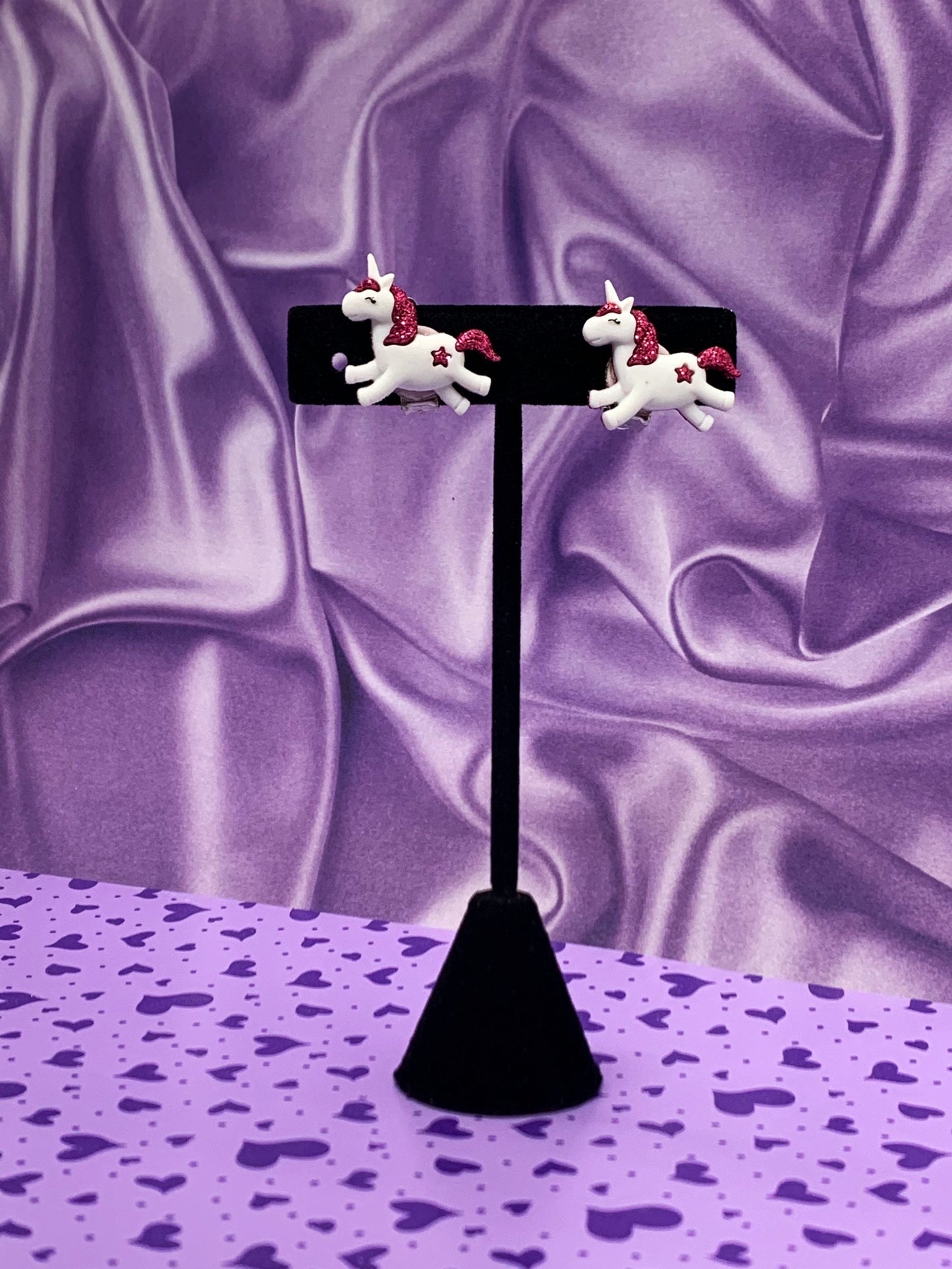 Clip on or Stud Post Whimsical Earrings