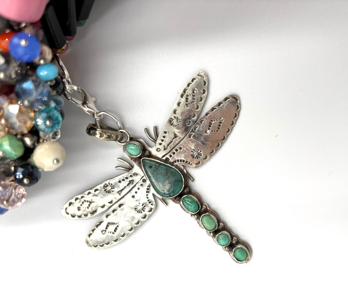 Dragonfly Your Fears Away Statement Necklace
