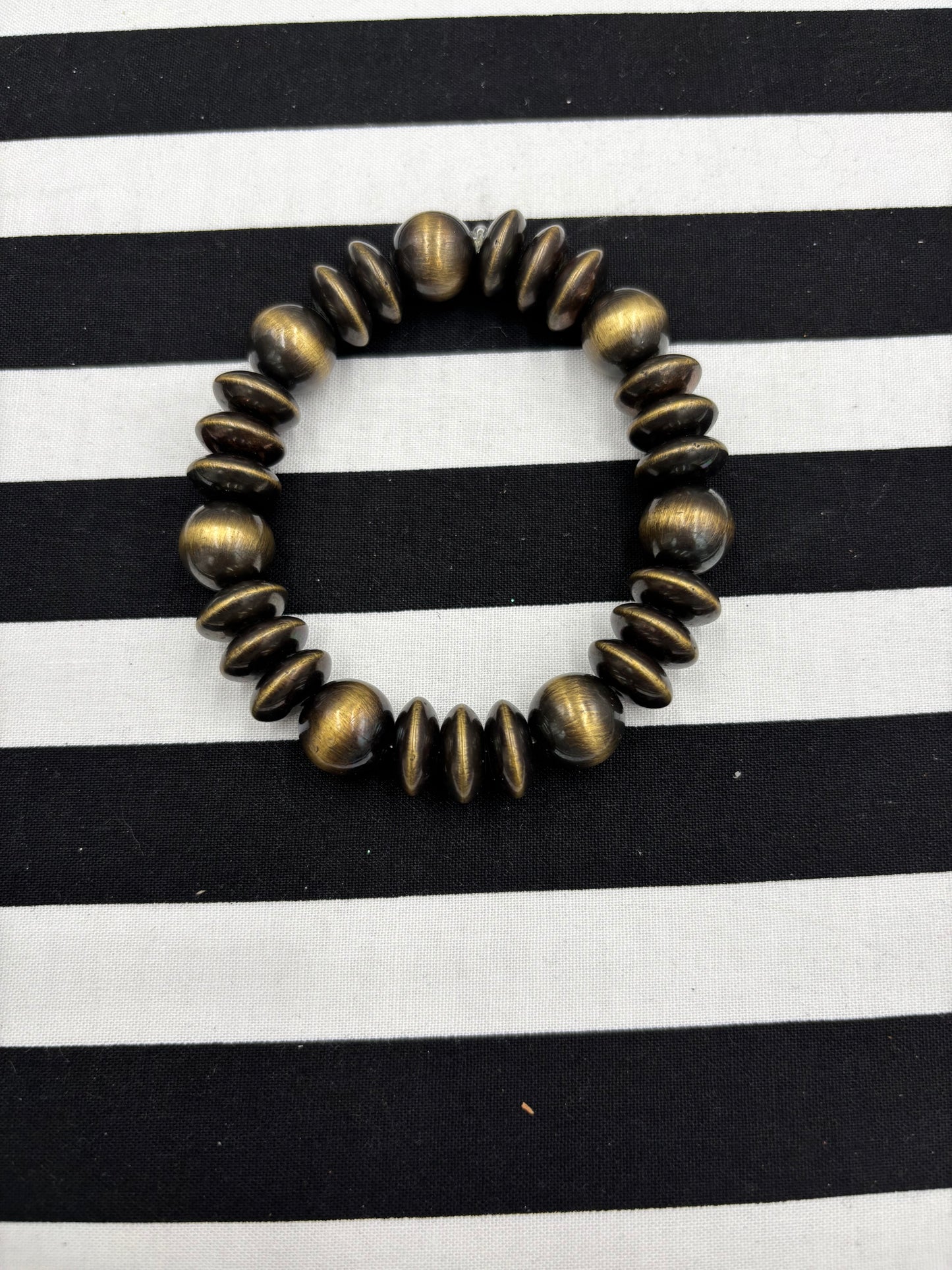 Antique Gold Stretch Bracelet