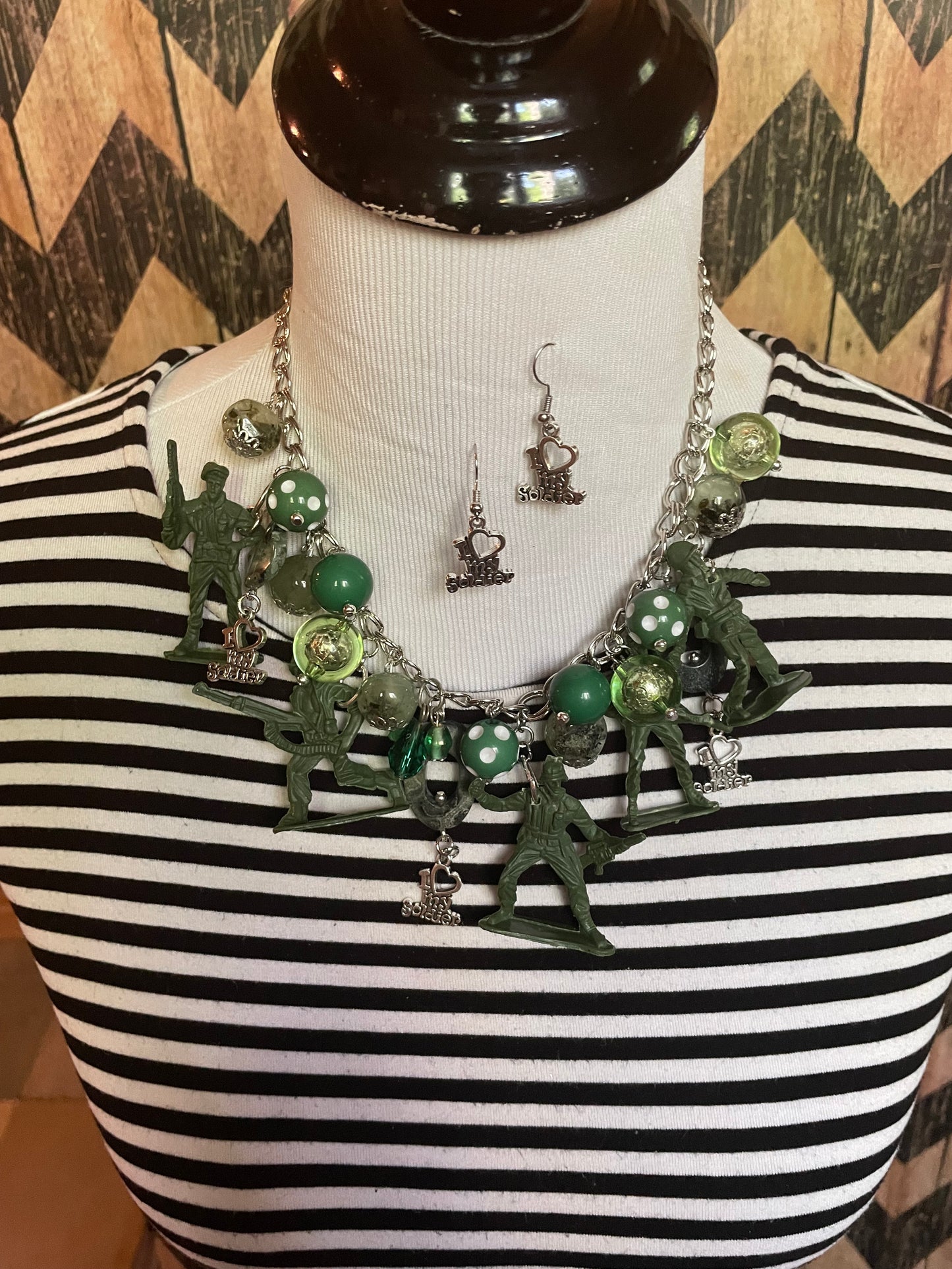 I Love My Soldier Necklace