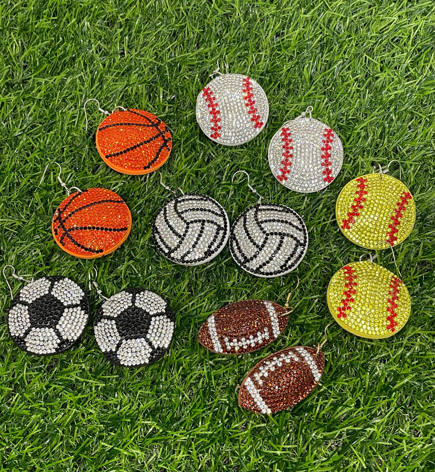 Football Earrings
