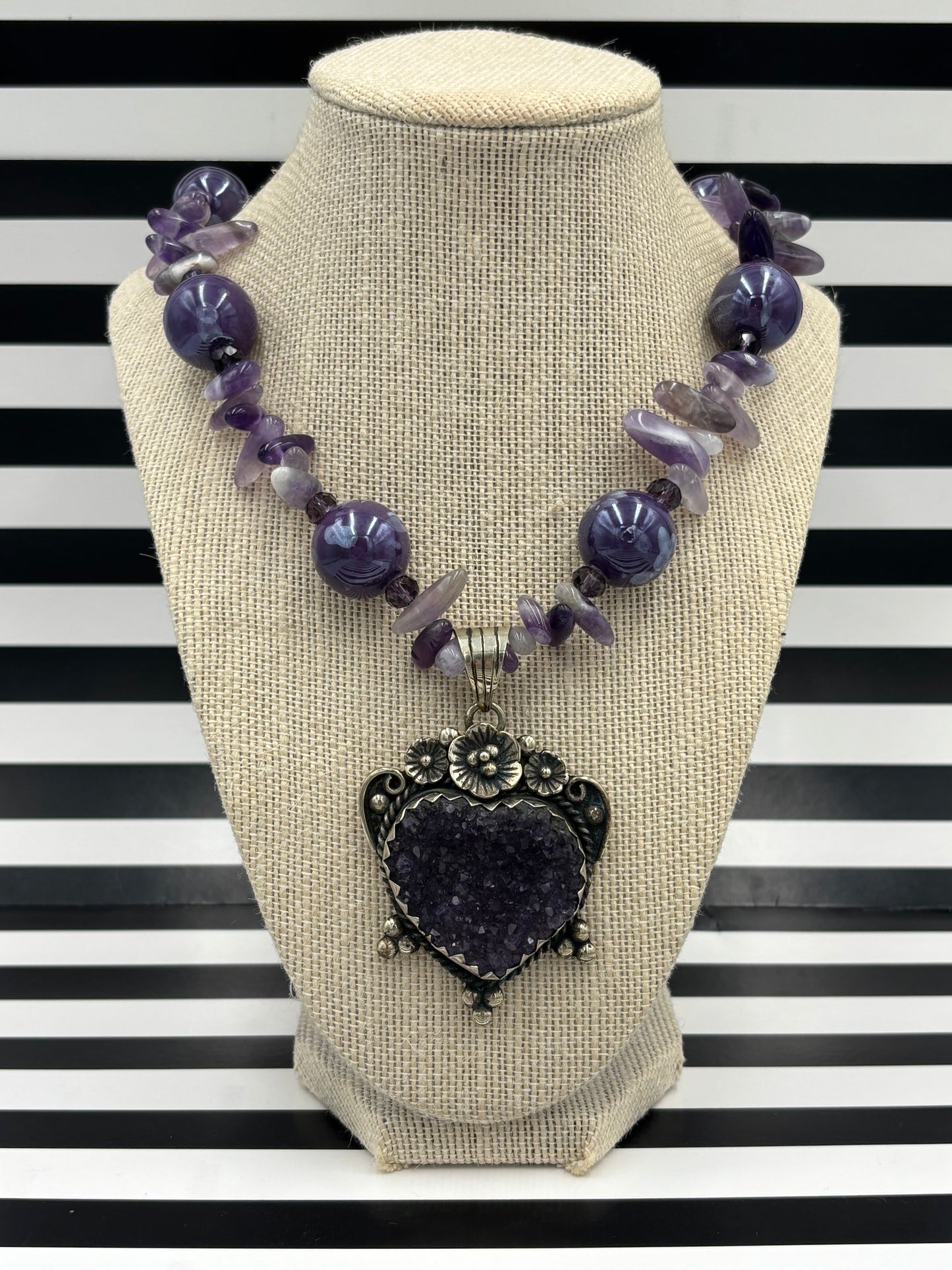 Purple Palpitation Necklace
