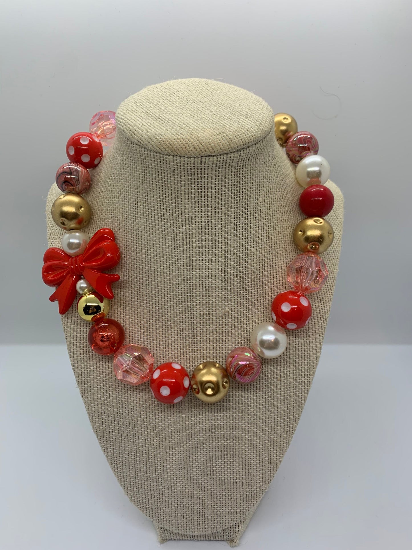 Chiefs Kingdom Bubble Gum Necklace