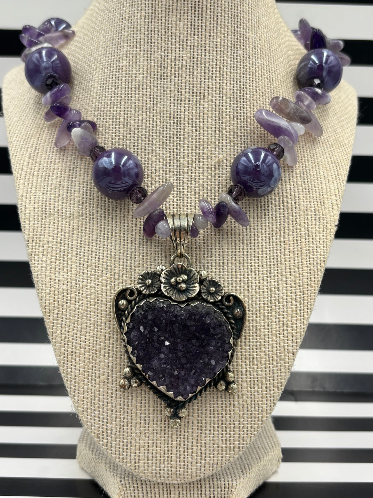 Purple Palpitation Necklace