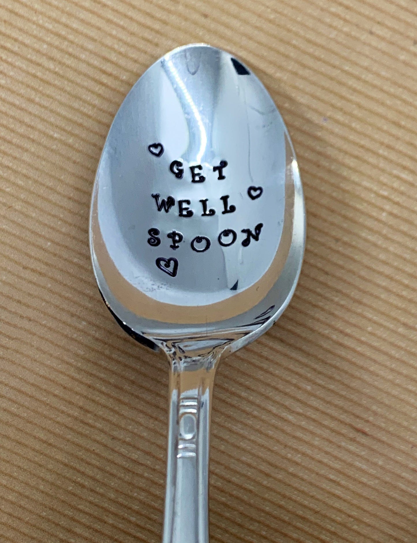 Hand Stamped Vintage Spoon