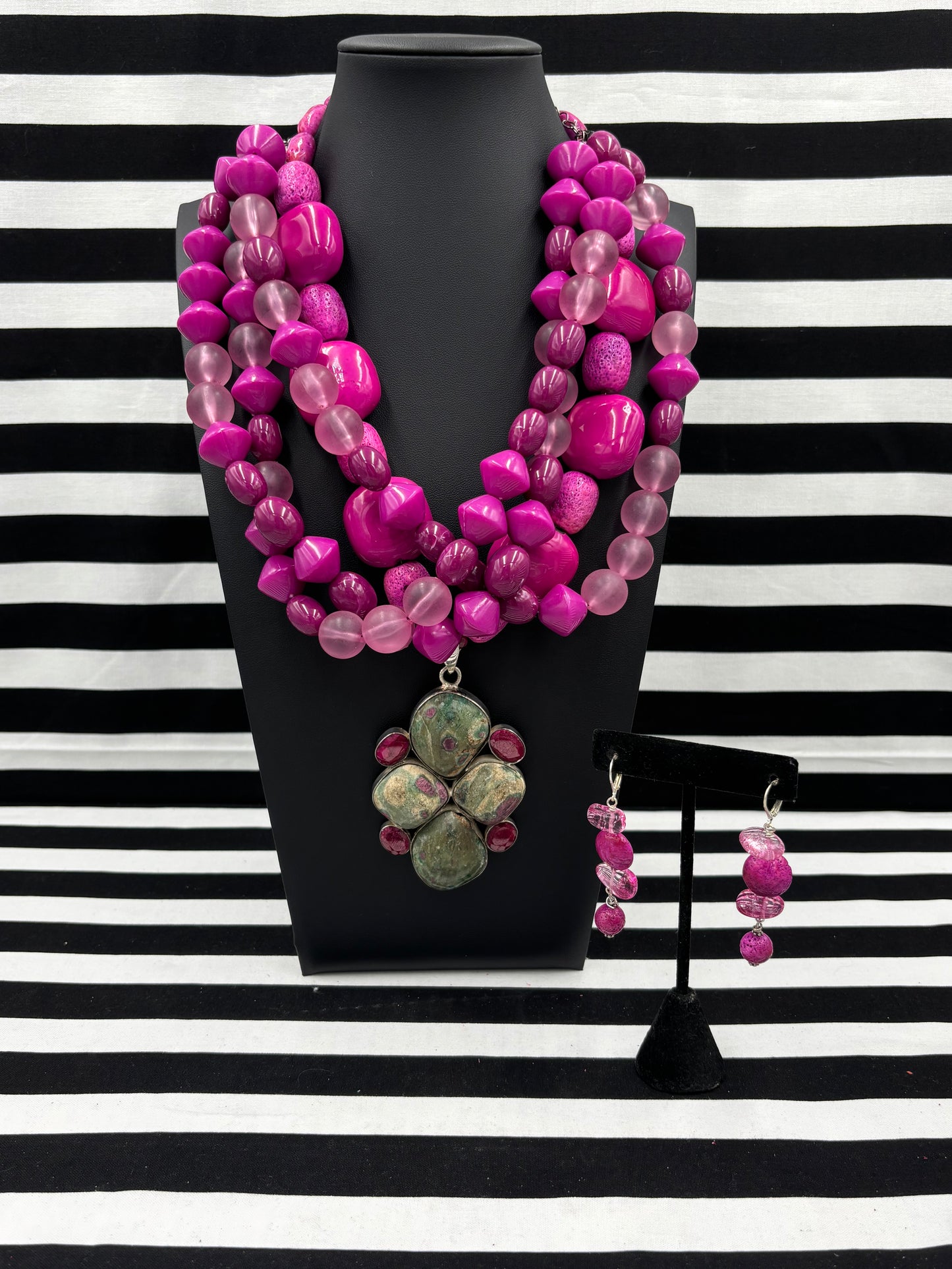 Fuchsia Fab Statement Necklaces