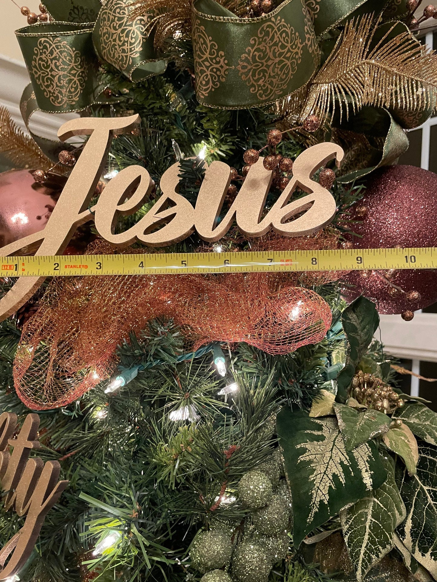 Jesus, Emmanuel & Prince of Peace Trio Set of Ornaments