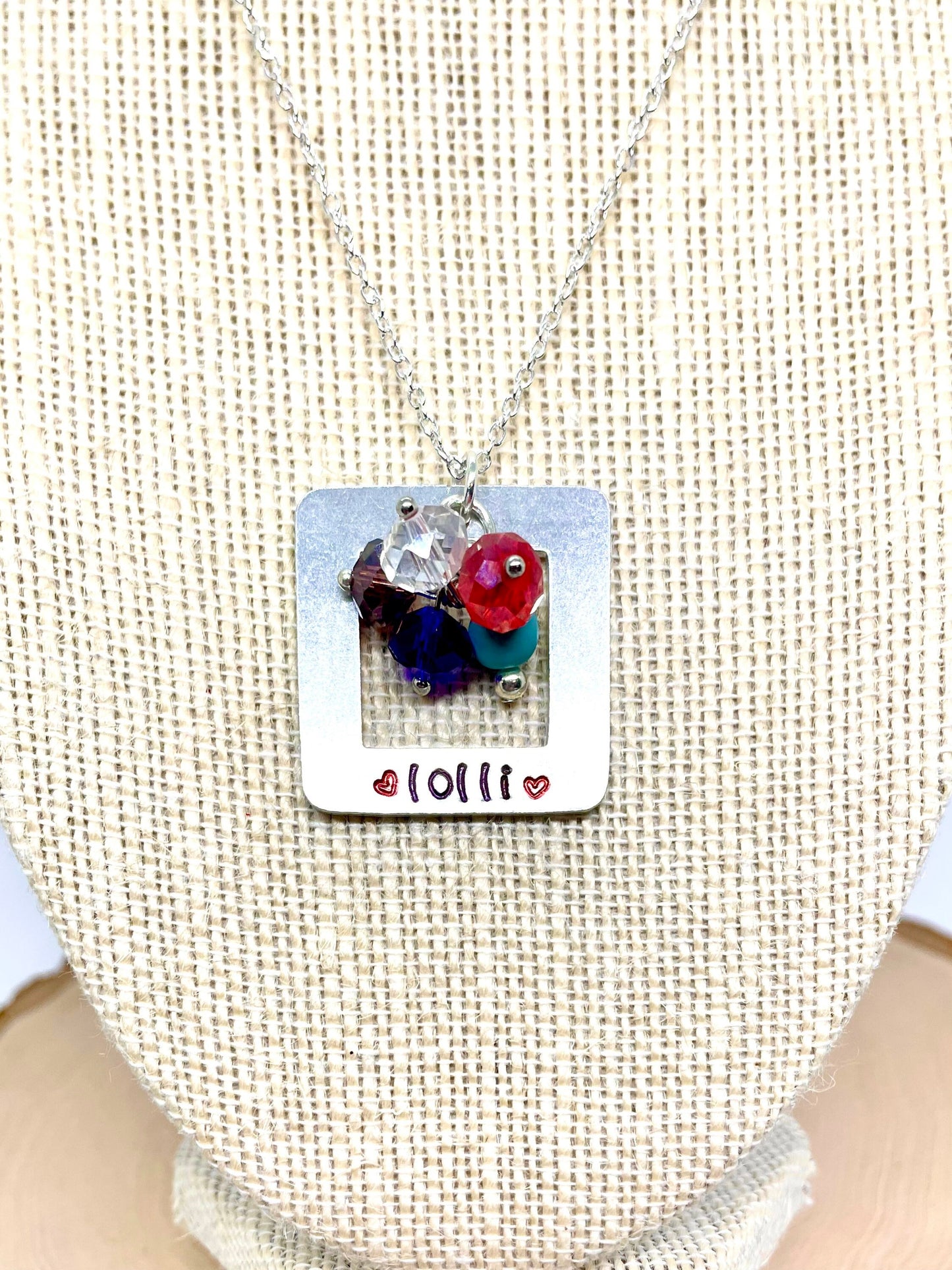 Birthstone Circle Customized Necklace